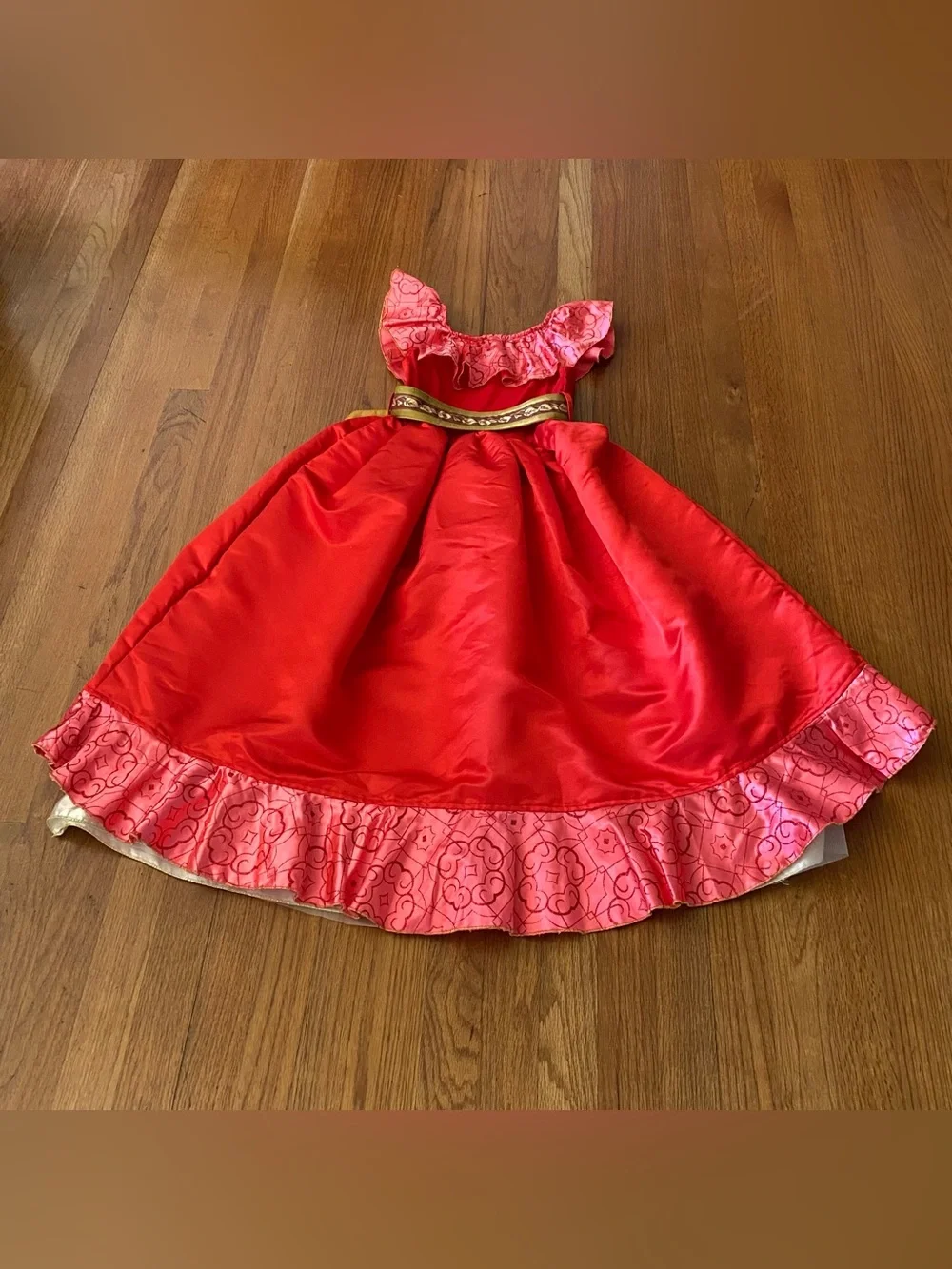 Disney Store Princess Elena Gown Costume with Belt